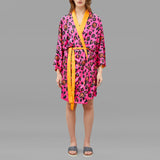 Pink Leopard Kimono