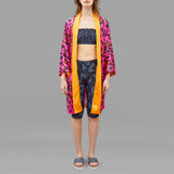Pink Leopard Kimono