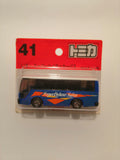 Tomica No.41 Minicar 1/145 Isuzu Super High Decker Bus Blue