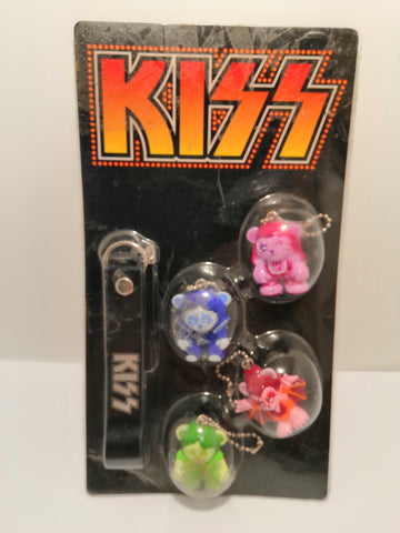 Vintage KISS Bear Keychains 70s 80s