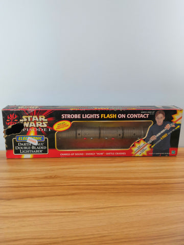 HASBRO 1999 Star Wars Episode 1 Electronic Darth Maul Double Bladed Lightsaber
