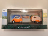 Vintage 1960 Cararama 1/43 BMW Isetta 250 w/ Caravan I Sealed