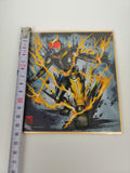 BANDAI Kamen Rider Kuuga Illustration Board Shikishi Art Kamen Rider Kuuga Amazing Mighty Form