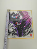 BANDAI Kamen Rider Build Shikishi Art Build Rabbit Tank Hazard