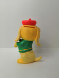 Vintage Sanwa Bank Beret Dog Piggy Bank