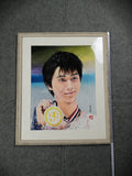 Yuzuru Hanyu Becomes 1st to Win 4 Straight GP Finals Oil Painting with Ukiyo-e
