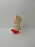 Vintage Japan Bunmeido White Bear Mascot Piggy Bank Soft Vinyl Figure