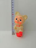 Vintage Japan Bunmeido White Bear Mascot Piggy Bank Soft Vinyl Figure