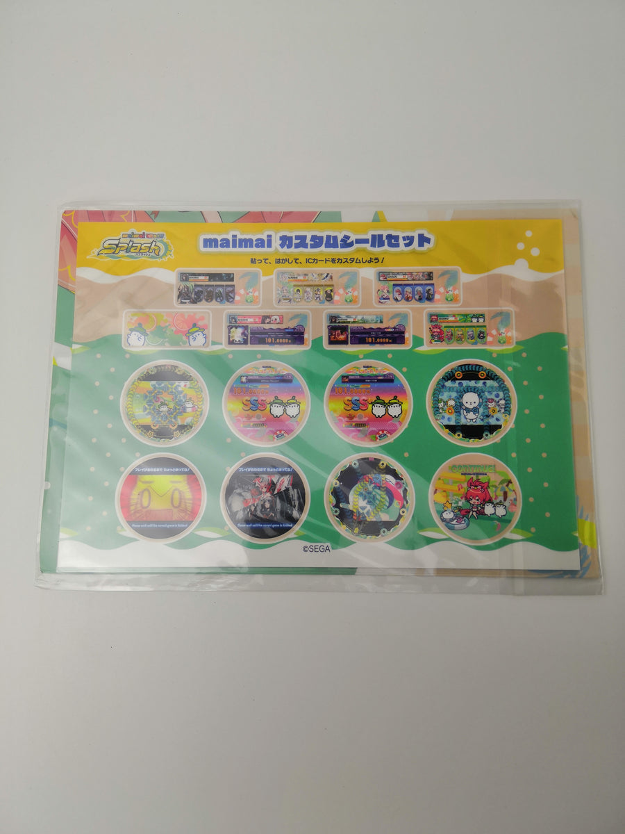 Sega Maimai Splash Aime Card and Custom Sticker Set – Senpai Mart