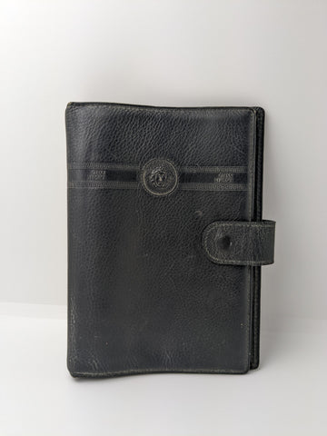 Gianni Versace Leather Book Binderwith Pen