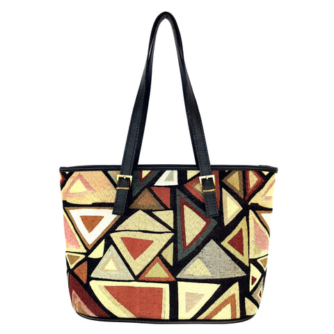 Geometric Kilim Tote Bag