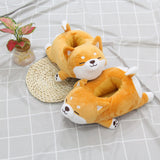 Shiba Inu Dog Indoor Fluffy Slippers