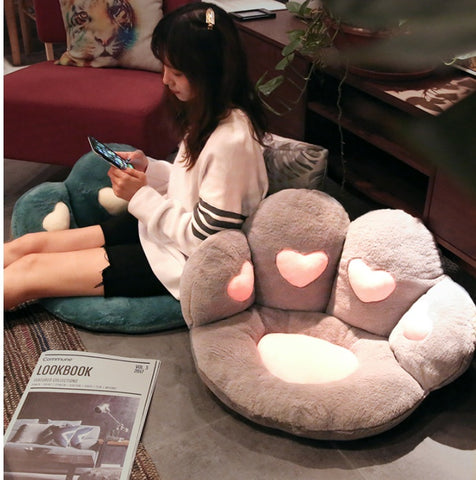 Kawaii Paw Plush Non-slip Pillow