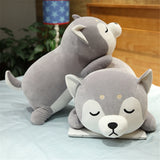 Super Kawaii Sleeping Husky Plush Toy