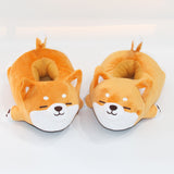 Shiba Inu Dog Indoor Fluffy Slippers