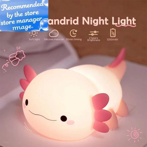 Axolotl Soft Lamp