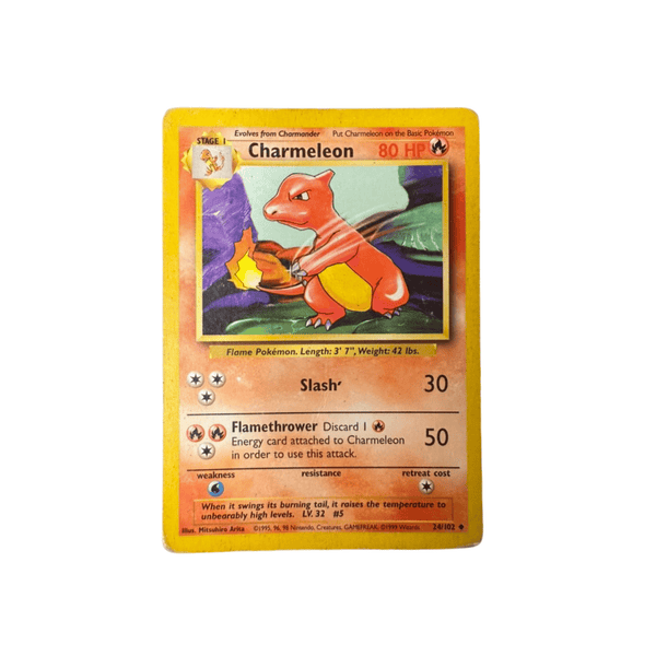 charmeleon pokemon card 1995 1996 1998 Uncommon – Senpai Mart Spice Level:Guaranteed Masterpiece Cubchoo Listed With Mascot. Bulbasaur 151 AR Custom