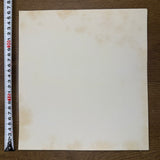 Angled back view of the vintage Free Kick Toward Tomorrow anime art board highlighting condition, paper aging, and dimensions with a measuring tape.