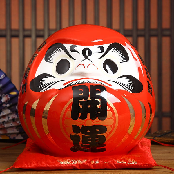 Red Daruma Doll | Japanese Temple