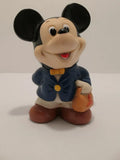 Vintage Walt Disney Mickey Mouse Mitsubishi Coin Slot Bank Sofubi Figure