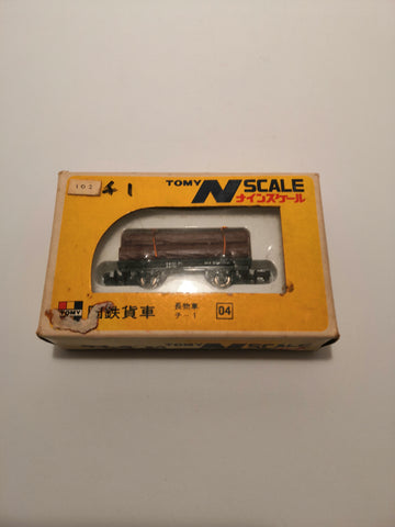 Tomix Nine Scale J.N.R. Flat Wagon CHI1 (With Lumber)