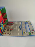 Vintage 1999 Tomy Tomica Carrying Case Gas Service Station