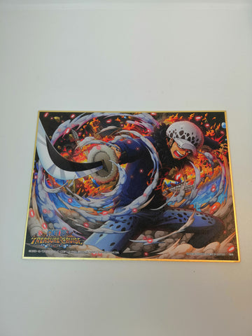 BANDAI Trafalgar Law One Piece Treasure Cruise Shikishi Poster Collection