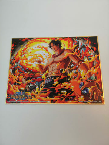 BANDAI Portgas Ace One Piece Treasure Cruise Shikishi Poster Collection
