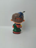 Vintage Japanese Fuji Bank Boku-chan Piggy Bank Drum and Fife Corps Feather Decoration Doll