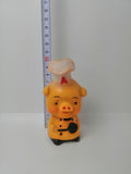 Vintage Acecook Pig Corporate Retro Soft Vinyl Doll Piggy Bank Character
